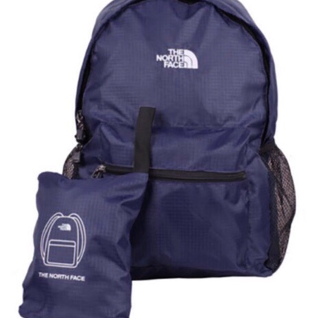 North face outlet foldable backpack