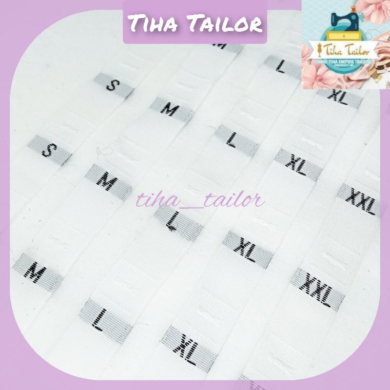 LABEL SAIZ / LABEL SULAM | Shopee Malaysia