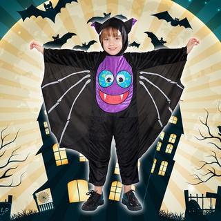 Girls Spider Costume Childs Halloween Fancy Dress Kids Bat Vampire Outfit