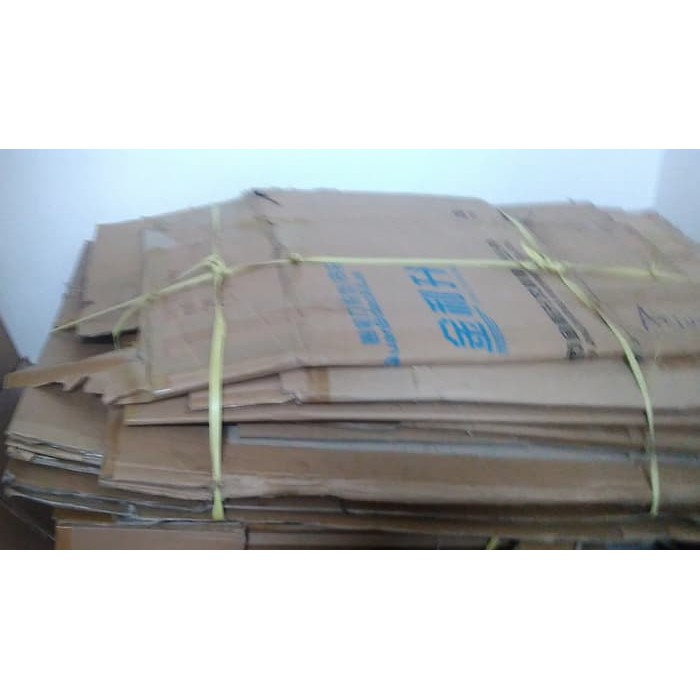 Used Cardboard Additional packaging Cardboard per 1 kg Order | Shopee ...