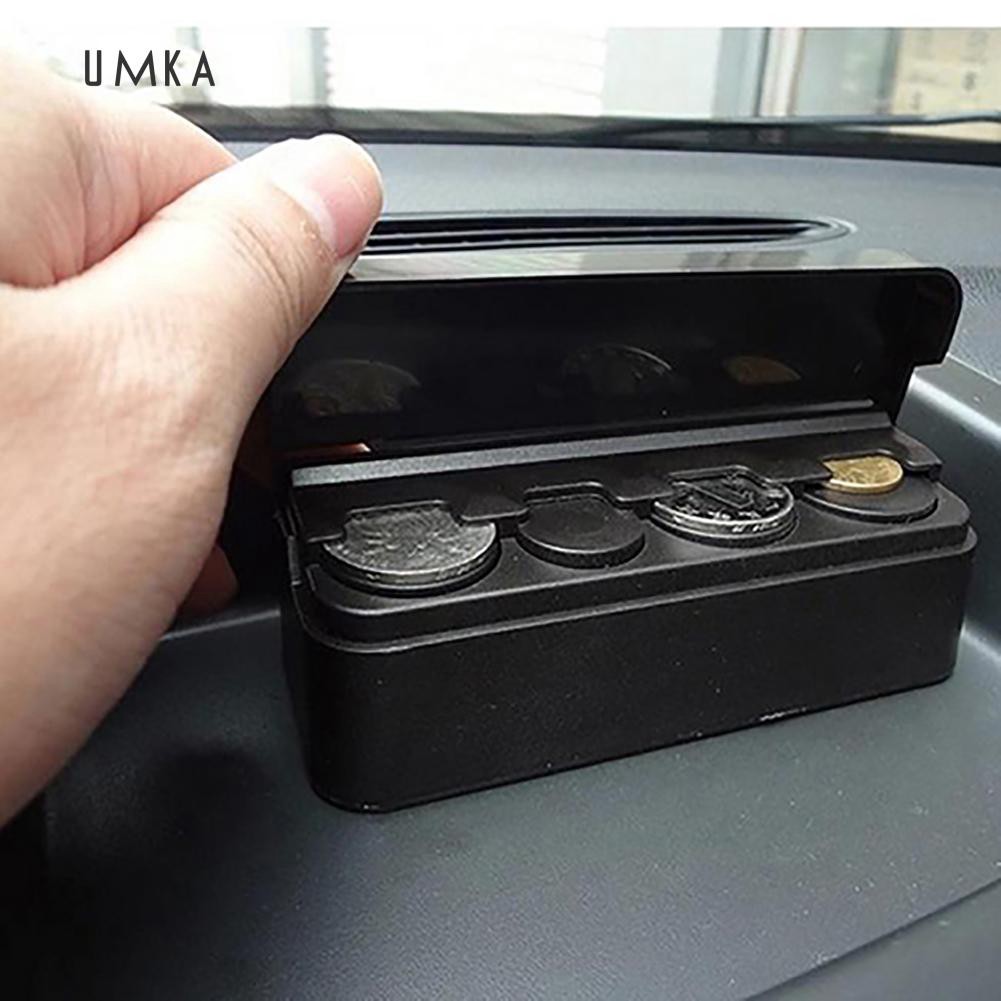 Hu Car Plastic Coin Holder Change Storage Box Case Piggy Bank