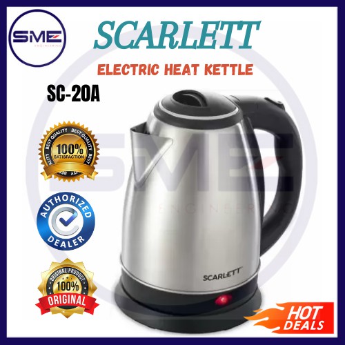 Scarlett/HAEGER Electric Automatic Switch Jug Kettle Hot Water Heater