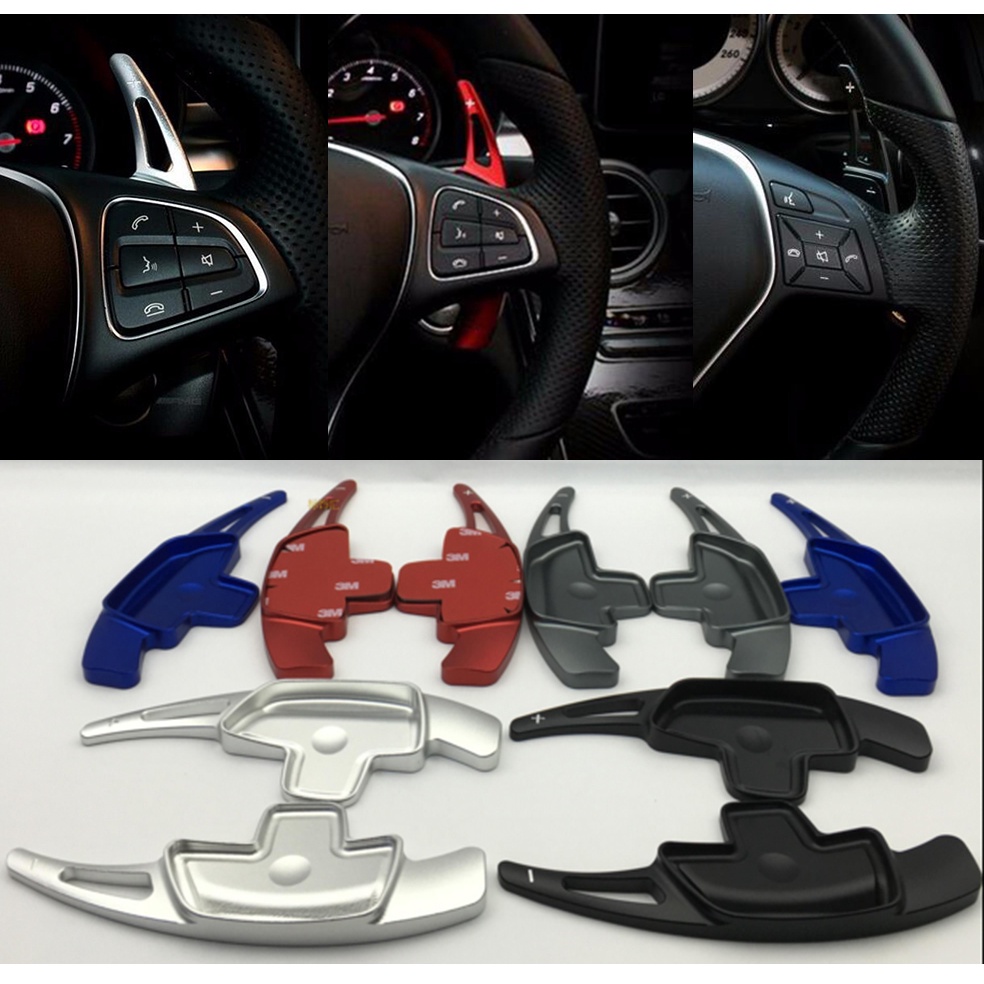 Aluminum alloy Steering wheel Shift Paddle Shifter For Mercedes Benz AMG A  B C E S GLK GL CLA CLS GLE Class W222 C117 W1