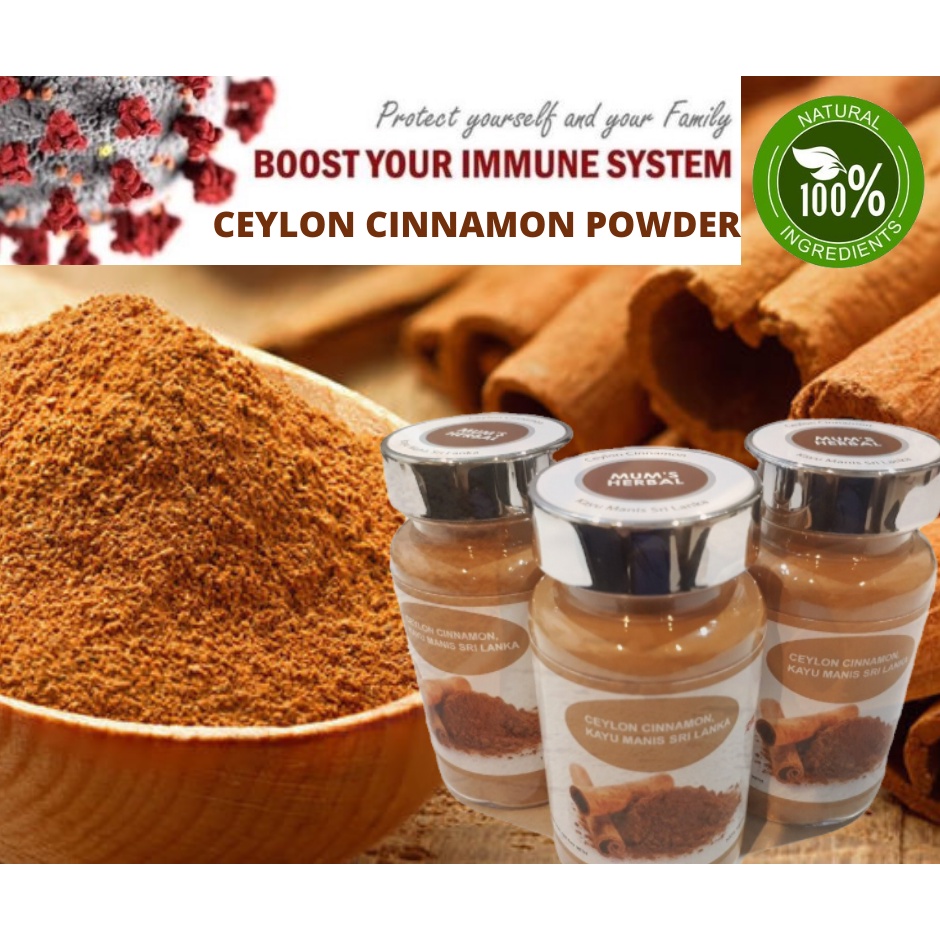 [Ready Stock Malaysia] Organic MUM\'S HERBAL Ceylon Cinnamon Powder ...