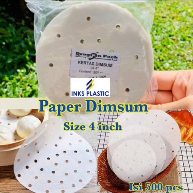 Dimsum Paper / Paper Dimsum Round 4inch (500pcs) | Shopee Malaysia