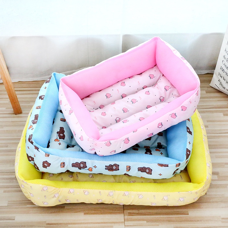 Breathable Soft Kennel Bed Large Size Pet Bed Washable Cotton Cat Dog