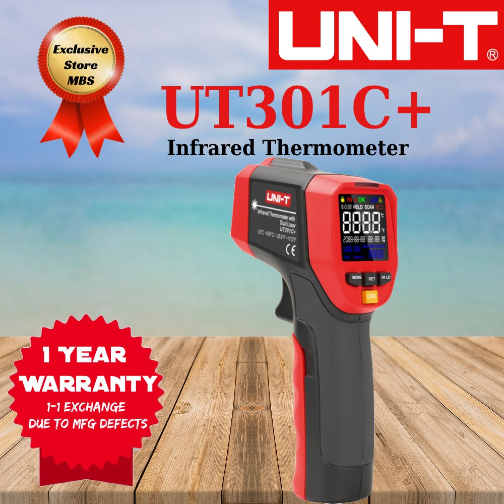 UNI-T UT301C+ Infrared Thermometers | Shopee Malaysia