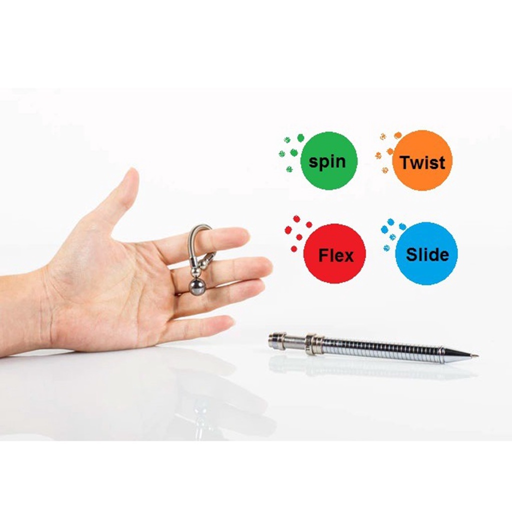 Magnetic Metal Think ink pen Finger Fidget Release Stress Toy | Shopee ...