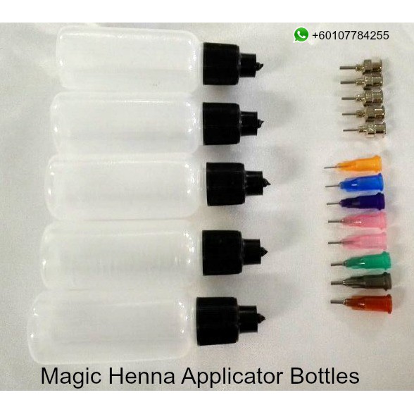 Henna Applicator Bottle / Kit For Perfect Henna Designs Shopee Malaysia