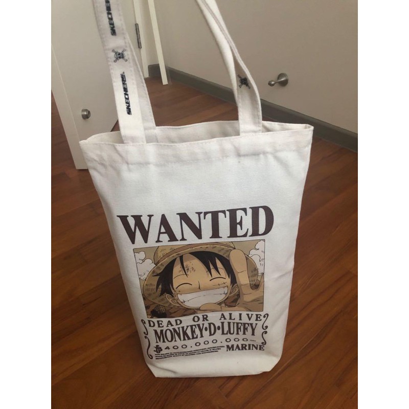 Limited Edition 100 Original One Piece Skechers Canvas Bag FREE SHIPPING Shopee Malaysia