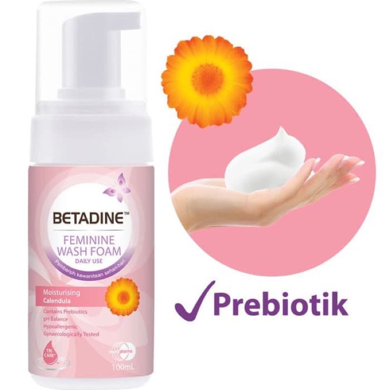 Betadine Feminine Wash Moist Calendula 100ml Shopee Malaysia