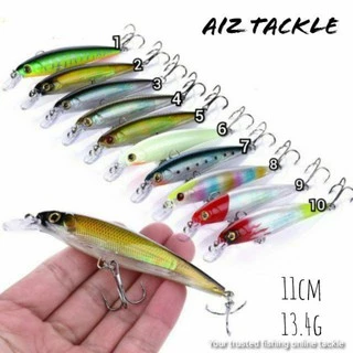 MR.T】Sinking Lure Crankbait Minnow Lure Gewang Killer Kerapu Jauh Casting  Lure Umpan Casting