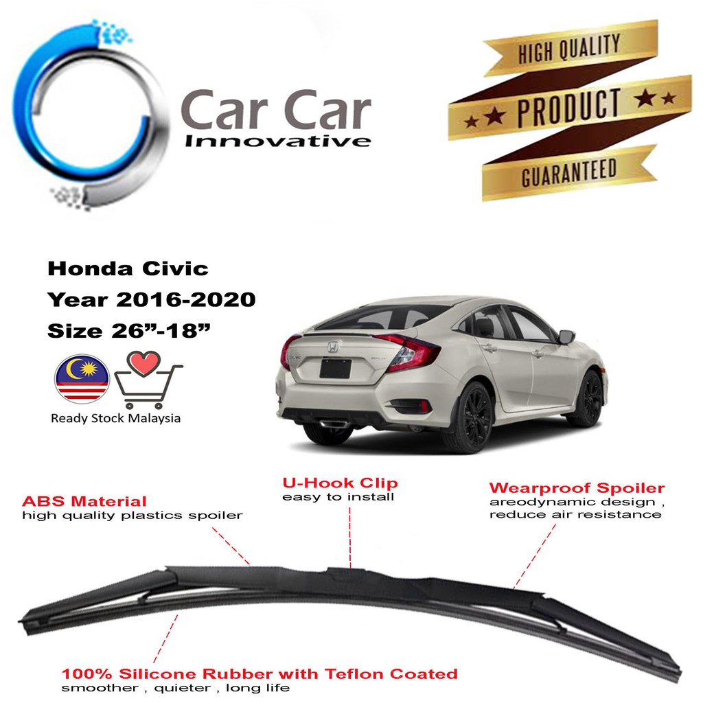 Honda civic wiper blades size new arrivals