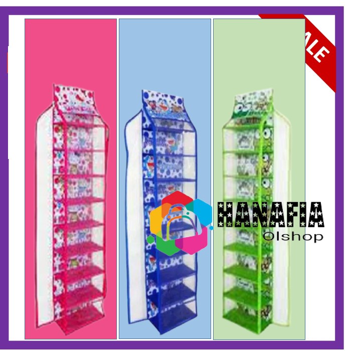 Hanging Shoe Rack/Character Shoe Rack | Shopee Malaysia