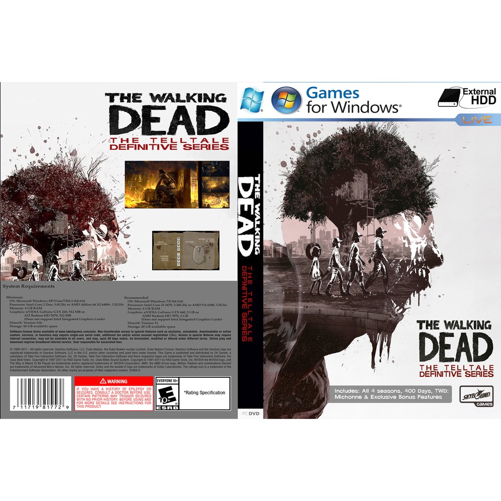 The Walking Dead: The Telltale Definitive Series PC GAME Offline [Pendrive  INSTALLATION] | Shopee Malaysia