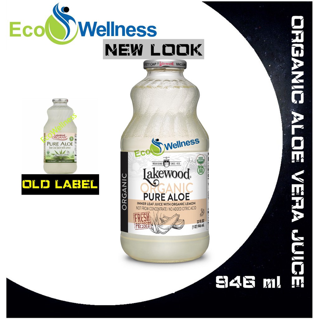 Lakewood Organic Aloe Vera Juice 32oz (946ml) Shopee Malaysia