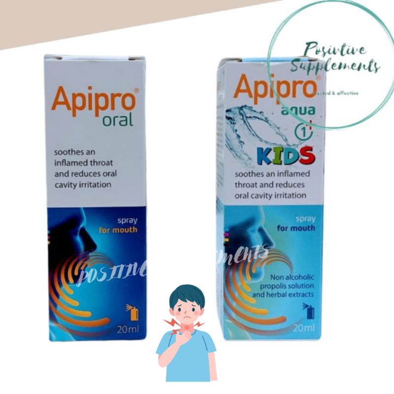 APIPRO THROAT SPRAY PROPOLIS BASE 20ML [SAKIT TEKAK, ULCER] | Shopee ...