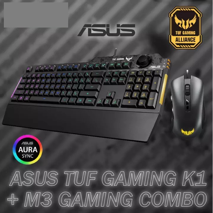 Asus TUF Gaming Combo Set (TUF K1 RGB Keyboard + TUF M3 Gaming Mouse