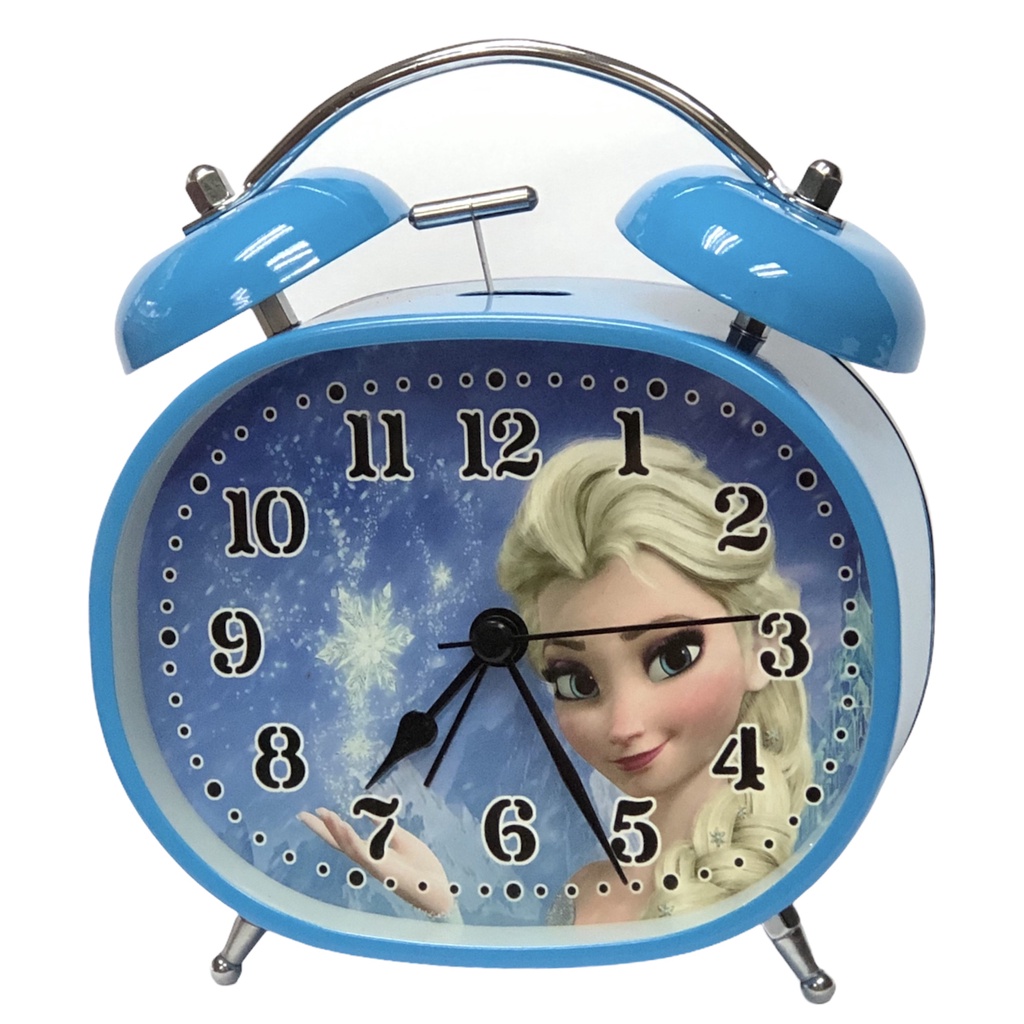 Disney Frozen Princess Elsa Alarm Clock DF6044 Blue | Shopee Malaysia