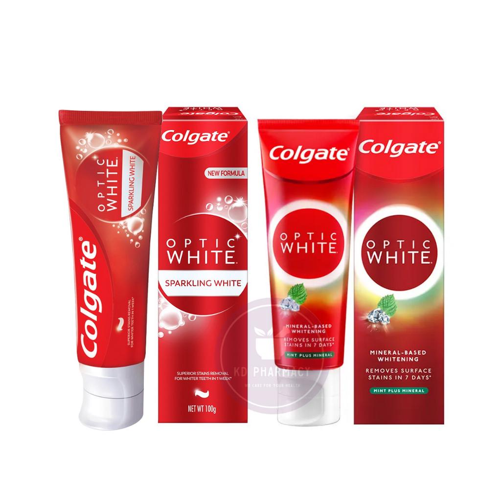 Colgate Optic White Sparkling White 100g / Whitening Toothpaste / optic ...