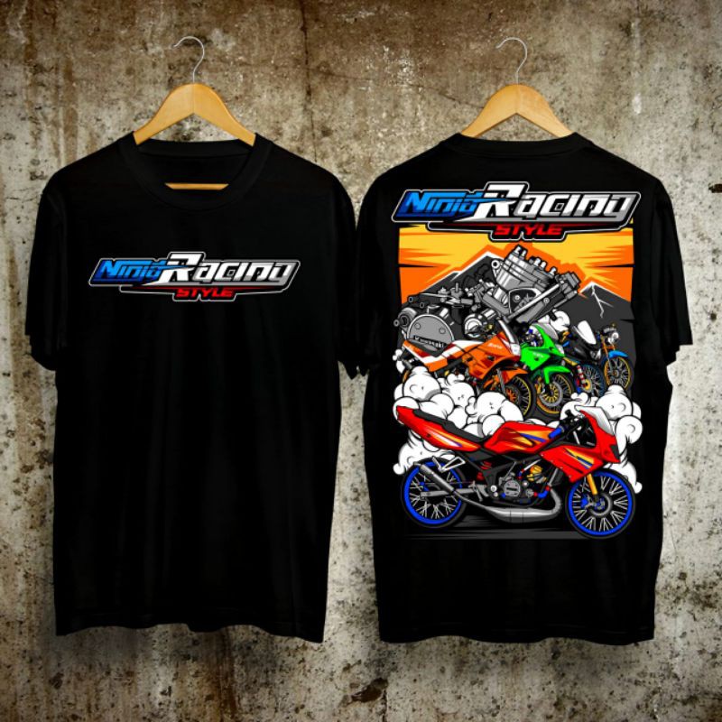 Ninja RACING STYLE T-Shirt / NINJA RR Clothes / KAWASAKI NINJA R 150 ...