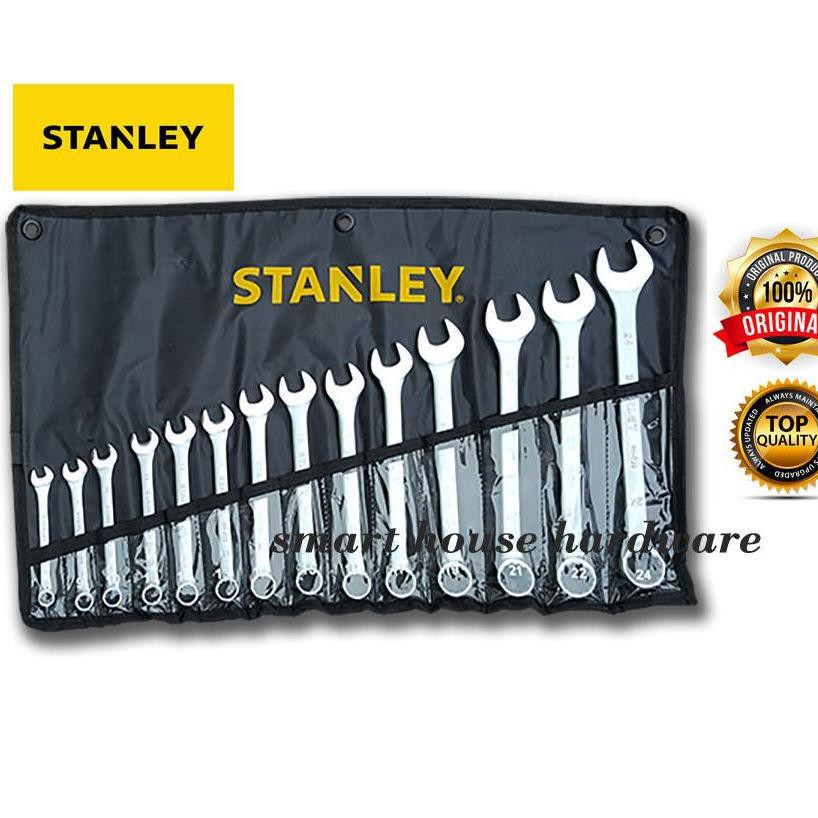 Stanley combination shop spanner set