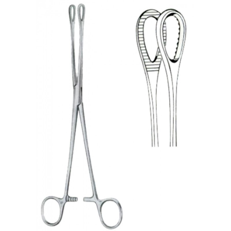 FOERSTER SPONGE HOLDING FORCEPS STRAIGHT SERRATED 18CM | Shopee Malaysia