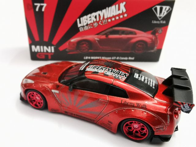Mini GT LB Works Nissan GT-R35 Candy Red#77 | Shopee Malaysia