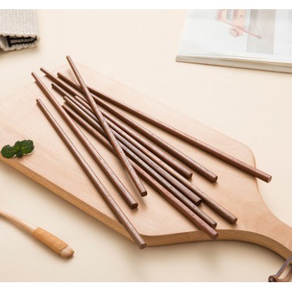 (10 Pairs) Wood Chopstick Wooden Chopsticks 铁木王筷 木筷子 筷子 火锅筷 | Shopee ...