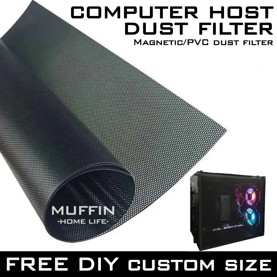Computer Host Anti-Dust Net Dust Installation Magnetic Side Panel ...