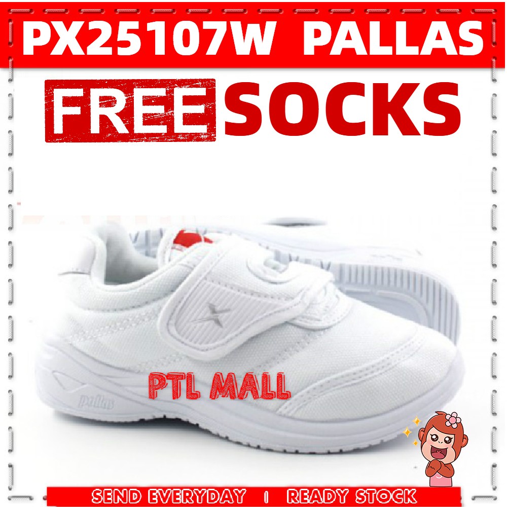 Pallas Px25 107w Px35 107w X Series Free 1pr Socks White School