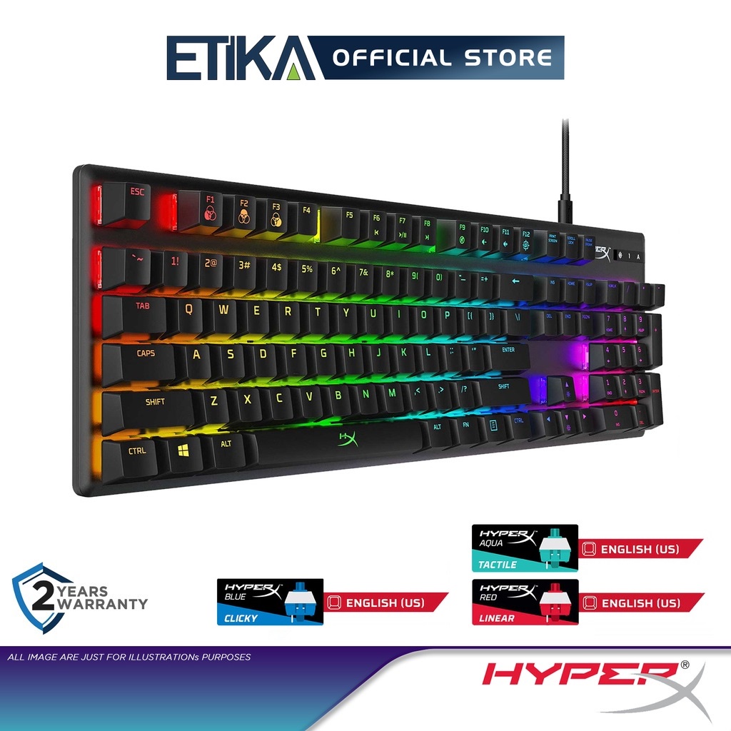 HyperX Alloy Origins | Mechanical Gaming Keyboard (HyperX Red/ Blue ...