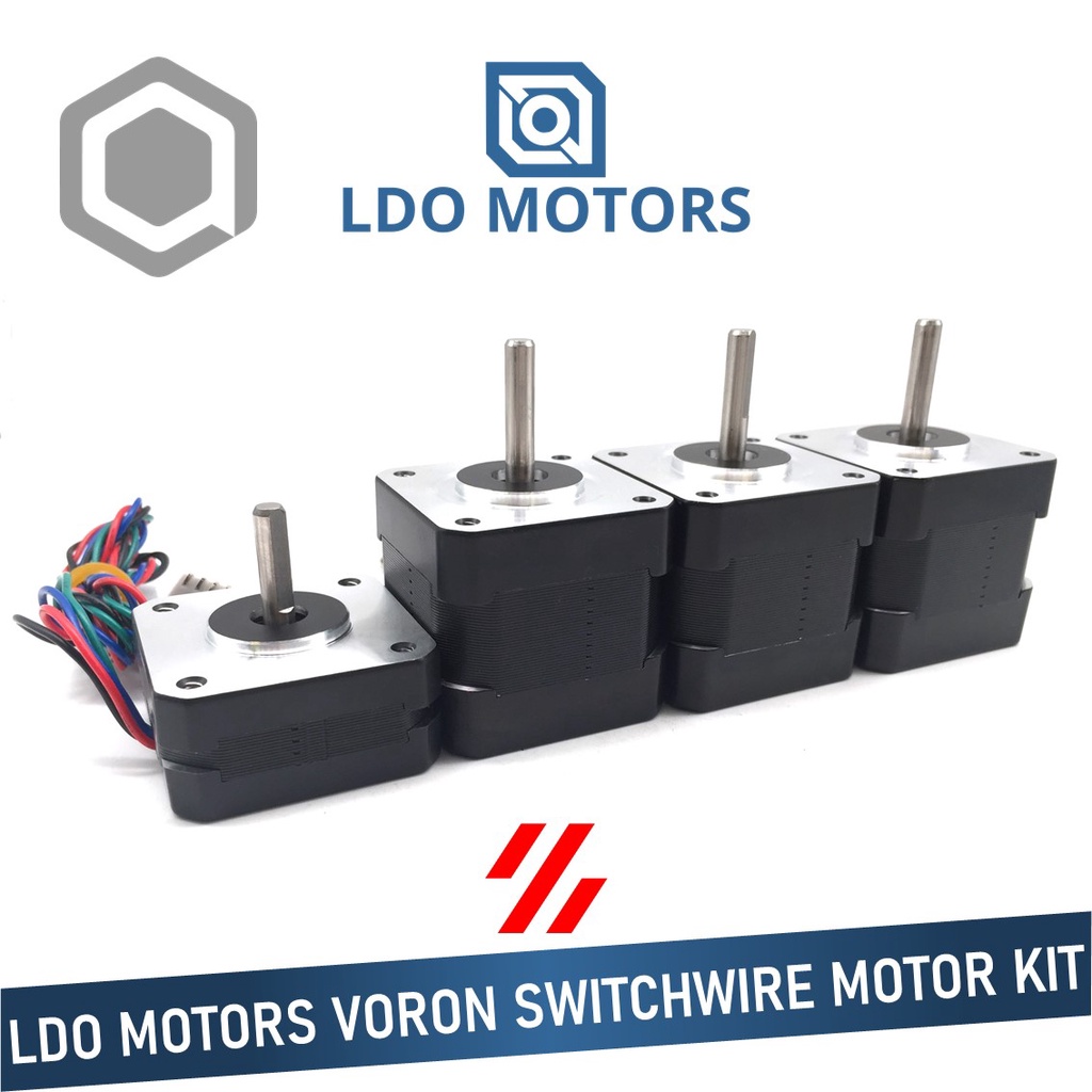 LDO MOTORS VORON Switchwire Stepper Motor Kit | Shopee Malaysia