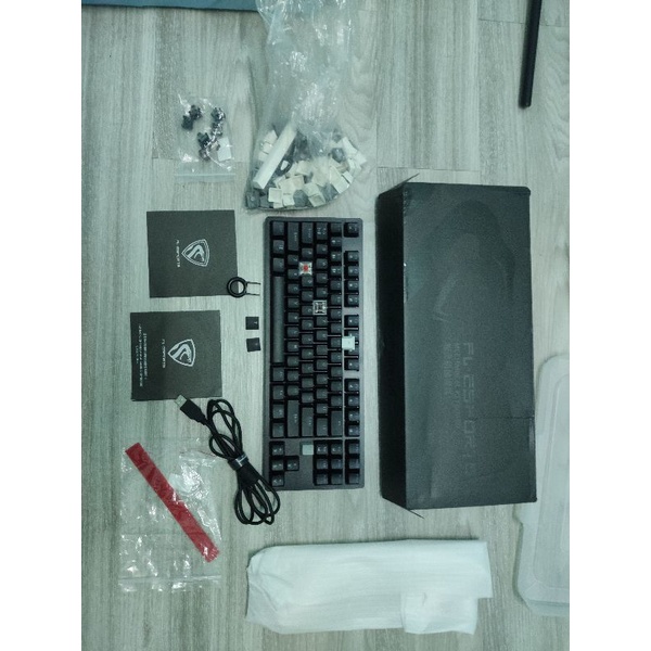 [Malfunction PCB] FL.Esport F11 RGB USB Wired/Bluetooth Brown