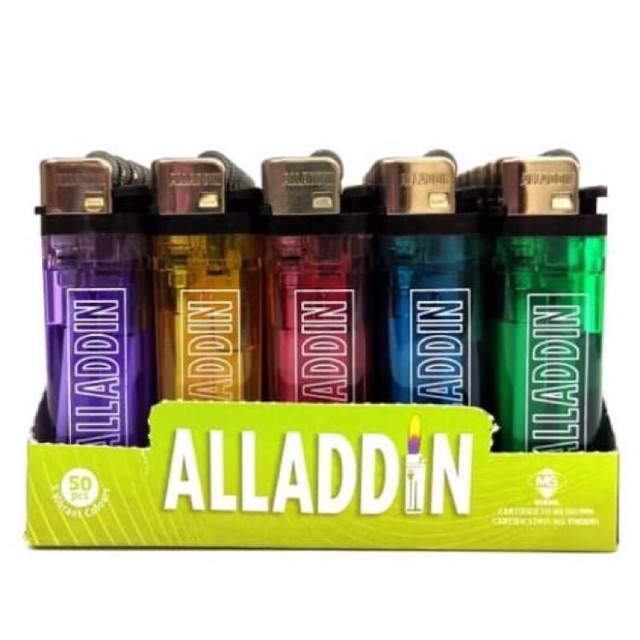 Aladdin Disposable Gas Lighters Mix Colours Lighter Shopee Malaysia