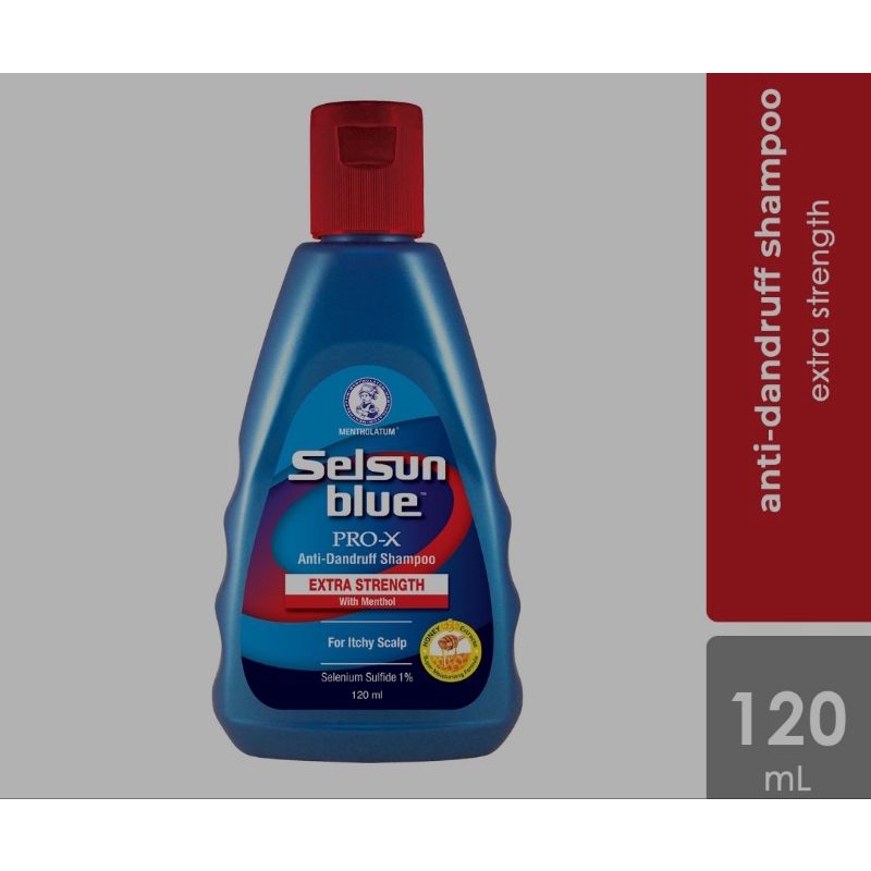 Selsun Blue Anti Dandruff Shampoo Extra Strength Syampu Kelemumur Gatal 120ml Shopee Malaysia 4444