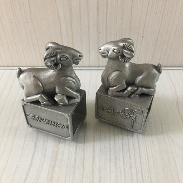 🛍🛒 Tumasek Pewter Silverstone - Year of Goat 🐐 (1 ea) | Shopee Malaysia