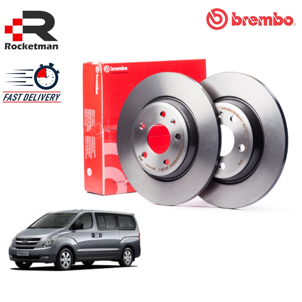 BREMBO REAR BRAKE DISC ROTOR HYUNDAI STAREX (09.B612.10) | Shopee Malaysia