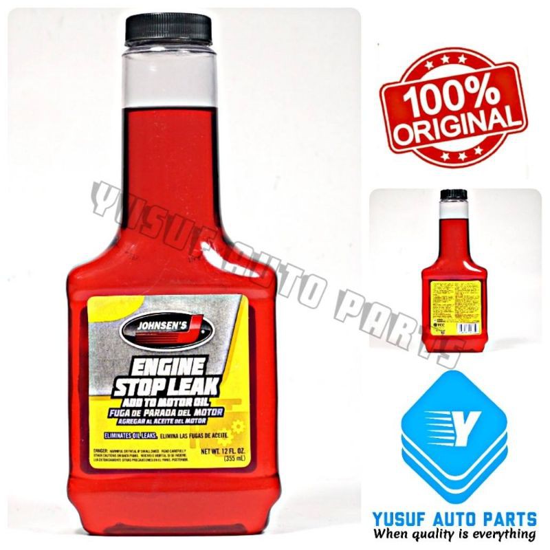 JOHNSEN'S Engine Stop Leak Sealer (355ML) 100 ORIGINAL Made in USA