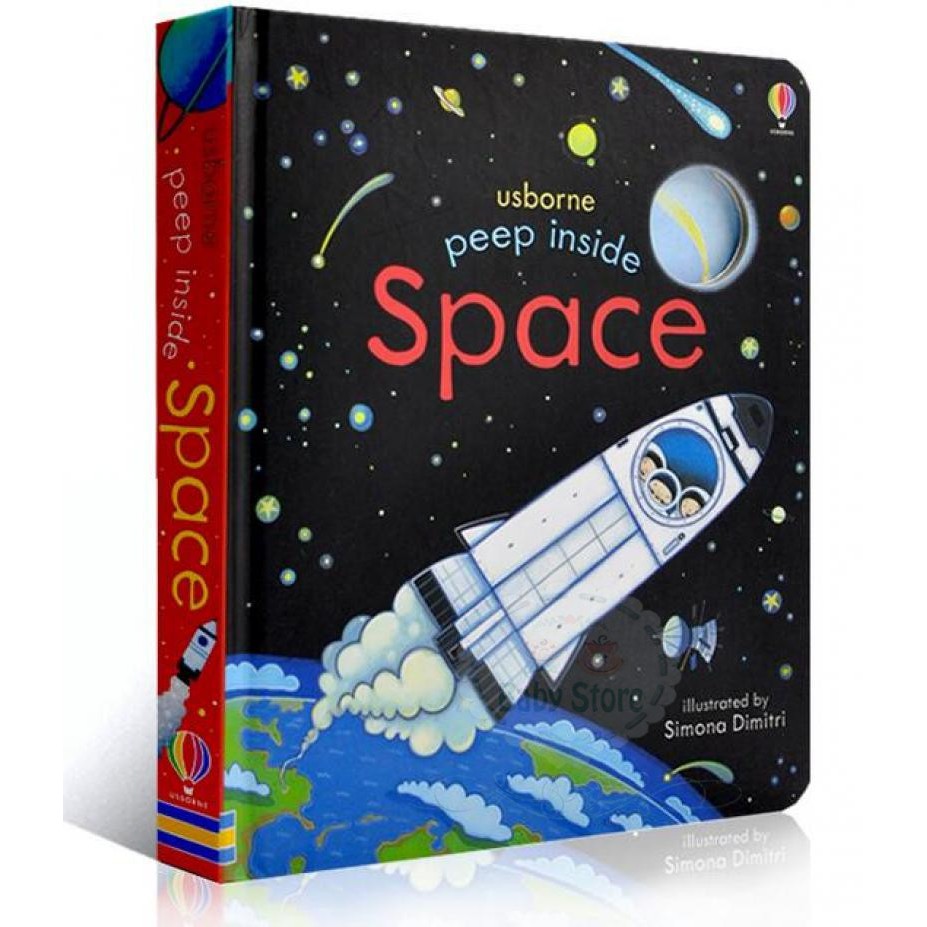 Usborne Peep Inside Space | Shopee Malaysia