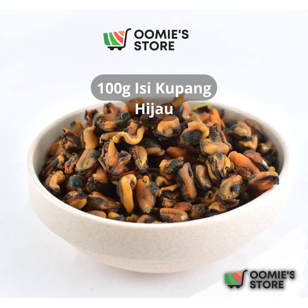 100g Isi Kupang Hijau Gred Premium Tanjung Dawai Dried Baby Mussels