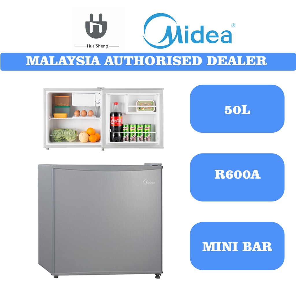 Midea Mini Bar Refrigerator (50L) MS50V / MDRD86FGG Shopee Malaysia