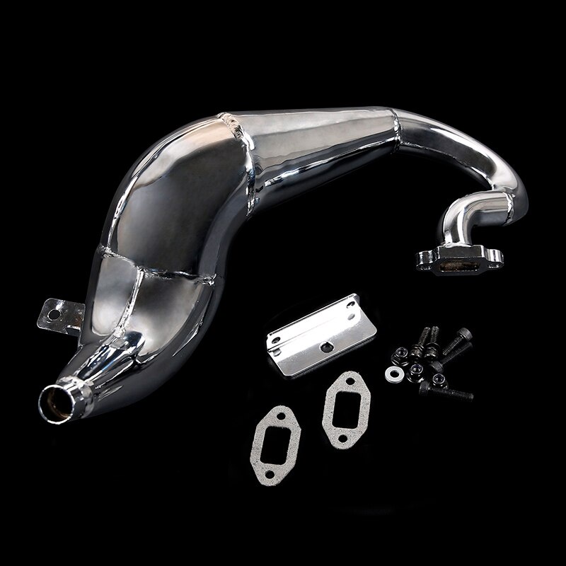 Metal 71CC Engine Exhaust Pipe Kit for 1/5 ROVAN ROFUN LT LOSI 5IVE T
