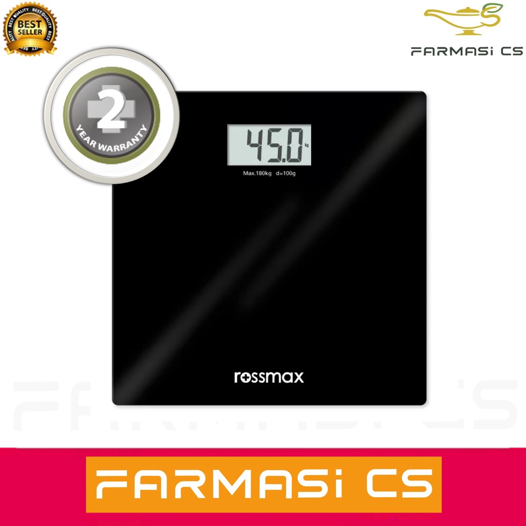 PROMO Rossmax WB105 Glass Personal Scale (Digital Weight Scale ...
