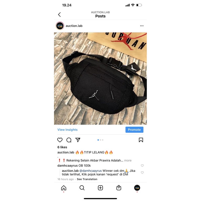 Jordan waistbag 1 lab | Shopee Malaysia