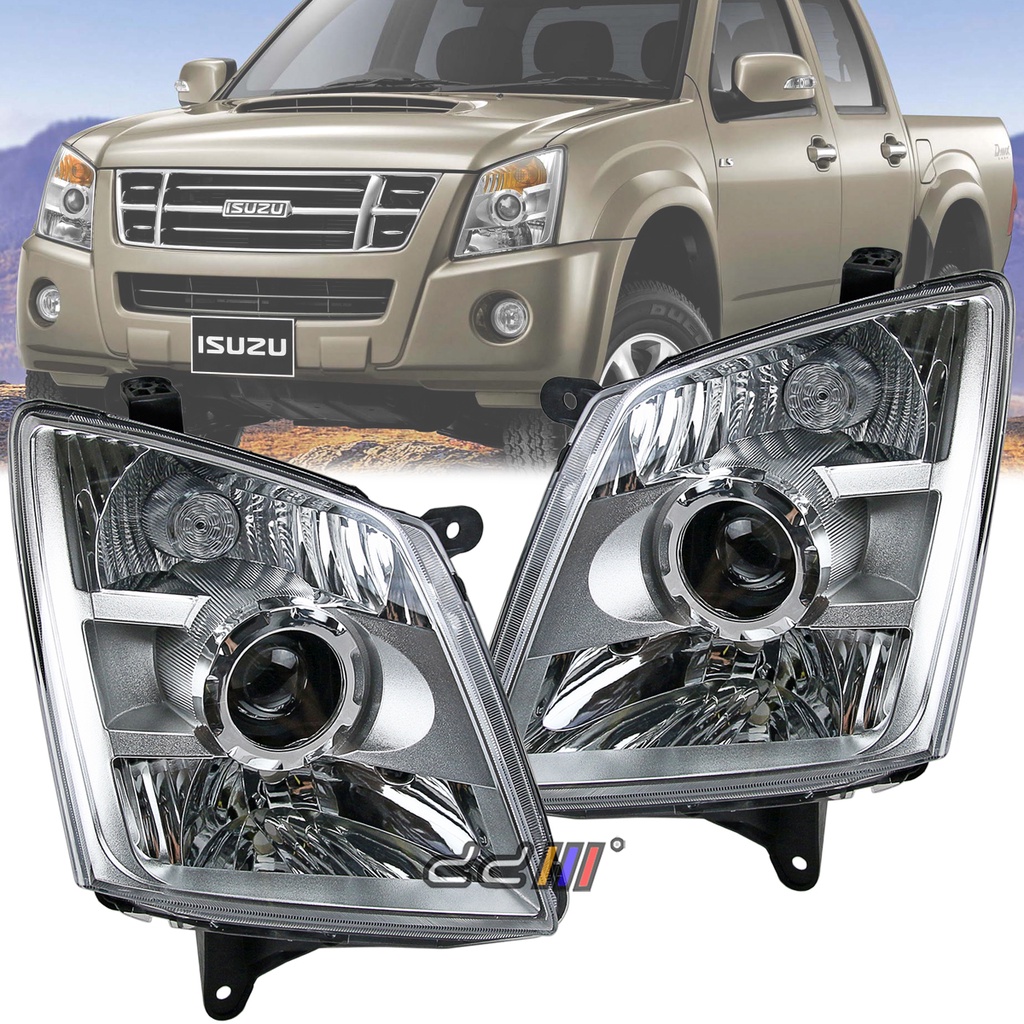 Double 2 DIN Dash Kit Fascia For Isuzu D-Max 2006-2011 - Silver