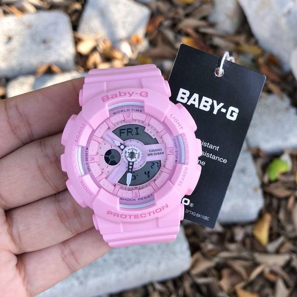 Casio BABY G Pink Color Series BA 110 4A1 BA 110 Shopee Malaysia