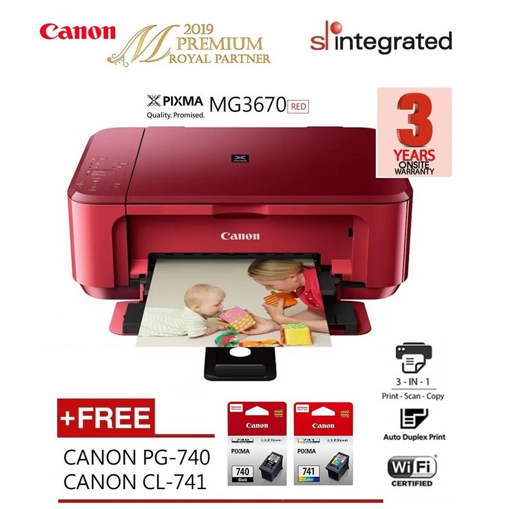 Canon PIXMA MG3650S Wireless All-in-One Inkjet Malaysia