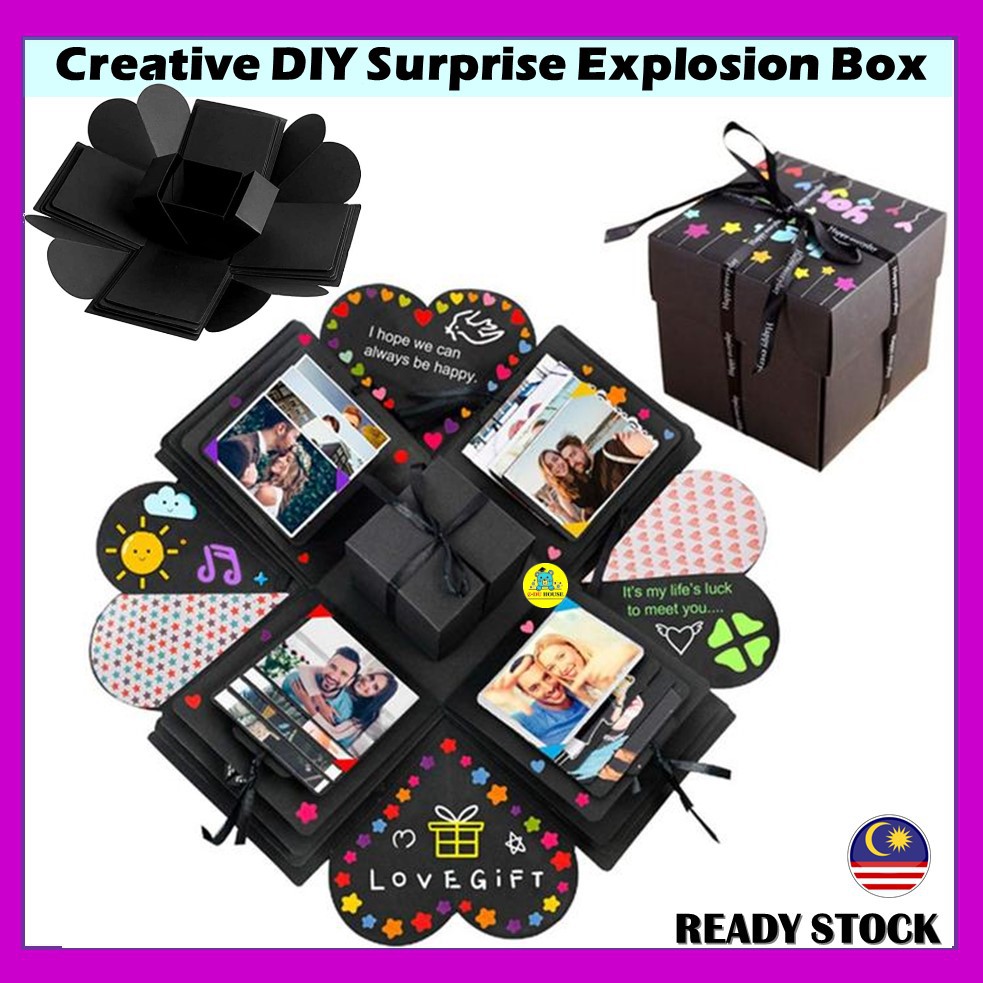 Surprise Love Explosion Box Gift Explosion Anniversary Scrapbook