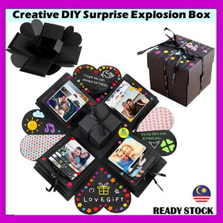 4 Layer Explosion Box Surprise Confession Handmade Diy Creative